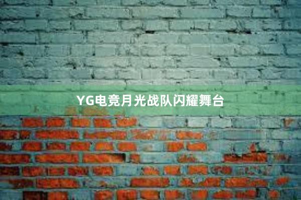 YG电竞月光战队闪耀舞台