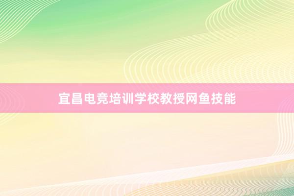 宜昌电竞培训学校教授网鱼技能